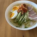 ユリポ's cooksnap of when they made こんにゃく麺でさっぱり☆韓国風冷麺.