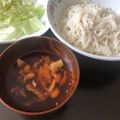 ラクラクダ's cooksnap of when they made キムチ納豆de蕎麦ツユ.