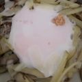 AiYuKE's cooksnap of when they made ☆千切りポテト♪目玉焼き☆.