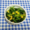 ととろ＆めい's cooksnap of when they made 白だしでコーンバターほうれん草（レンジ）.