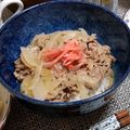 もぐたん☆☆'s cooksnap of when they made 麺つゆで！簡単！吉○家風牛丼.