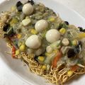 しげその's cooksnap of when they made 【簡単】お鍋1つでおいしい中華丼.
