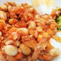 momoppo's cooksnap of when they made ひき肉と大豆のカフェ風ごはん.