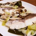麻's cooksnap of when they made 白身魚(鯛、たら）の松前焼.