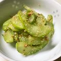 トミュー？'s cooksnap of when they made 超簡単！白瓜のすりごまと鰹節の和え物.