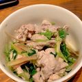 なこりや's cooksnap of when they made *豚しゃぶと三つ葉の酢味噌和え*.