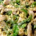 ちゃぎー's cooksnap of when they made 醤油マヨが旨い鶏肉とたっぷりピーマン炒め.