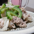 ダイナマイト漆黒's cooksnap of when they made 簡単!凄旨‼ゴーヤと豚肉の塩麹炒め.
