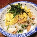 ちゃちゃまる26's cooksnap of when they made ♡鮭と青じそのカンタン寿司♡.