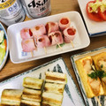 ryumi58's cooksnap of when they made 簡単！おつまみ！トマトとベーコンの串焼き.