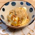 ふたごママちゃん's cooksnap of when they made 濃厚♡バニラアイスの黒蜜きな粉がけ.