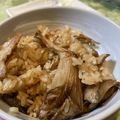 クックH9FA71☆'s cooksnap of when they made お代わり必須♡舞茸と豚肉の炊き込みご飯.