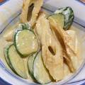 れなちゃん★'s cooksnap of when they made オクラとちくわの柚子胡椒マヨ.