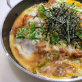 マダムカフェ♡'s cooksnap of when they made 半熟とろ旨♡海老フライの卵とじ丼.