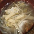 ひぃちゃんひー's cooksnap of when they made 鶏肉と筍、たっぷりもやしの塩麹スープ.