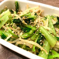 ウマナミ's cooksnap of when they made もやしと小松菜の胡麻酢和え.