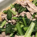菜つ実☆ミ's cooksnap of when they made 小松菜と豚肉の炒めもの風.