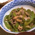 Тика's cooksnap of when they made じゃがいも 青椒肉絲.