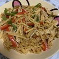 HeppocoRey's cooksnap of when they made 青椒肉絲焼きそば.