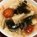 ジバコイル's cooksnap of when they made トマトと卵とエノキのスープ.