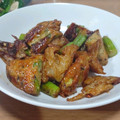 政志っす's cooksnap of when they made ☆オクラとさつま揚げガリバタ醤油炒め☆.