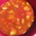 自由キッチン's cooksnap of when they made 簡単！レンチンミネストローネ.
