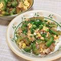 mogusun＊'s cooksnap of when they made コンビーフ&卵丼.