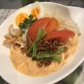 nopimoco's cooksnap of when they made うまうま☆豆乳坦々うどん.