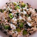 喜八＆Hacchi's cooksnap of when they made オクラ＆しらすが美味しい！夏のわかめご飯.