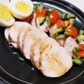 えリﾋﾟｮﾝ★'s cooksnap of when they made 糖質オフ＊鶏胸肉の柔らか鶏ハム♡.