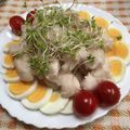 SALA。's cooksnap of when they made 水晶鶏〜柚子胡椒ぽん酢〜.