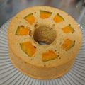 にゃすこ♡'s cooksnap of when they made かぼちゃのシフォンケーキ.