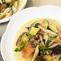 Pazienza's cooksnap of when they made 鮭ときのこのクリーム煮.