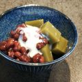 くるくるくるめっこ's cooksnap of when they made 冷やし抹茶白玉ぜんざい.