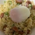 えみーごad's cooksnap of when they made ベーコンとねぎの炒飯.