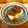 龍青空ママ's cooksnap of when they made ミニトマトの赤辛冷奴.