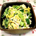 ninanina310's cooksnap of when they made 青梗菜とハムと卵の炒め物.