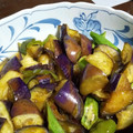 ウッシー母's cooksnap of when they made 麺つゆで！甘めの茄子とピーマンの煮浸し.