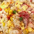 なーなちゃん's cooksnap of when they made 即席10分♪シンプル塩味☆カニカマ炒飯☆.