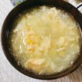 maoバァバ's cooksnap of when they made とろりん♡コーンとキャベツの中華卵スープ.
