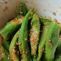 ♪sakusaku♪'s cooksnap of when they made オクラごま和え.
