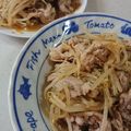 ♪sakusaku♪'s cooksnap of when they made あっさり！豚肉ともやしのポン酢炒め.