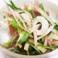７２３'s cooksnap of when they made 旬です！ちくわのみょうがと大葉和え.