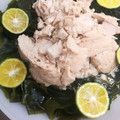 ぜんだいママ's cooksnap of when they made 【主菜】さけ缶のわかめ蒸し.