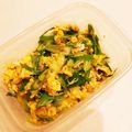 モコナもどき's cooksnap of when they made 朝食にピッタリ☆ねぎとしらすの卵炒め.