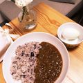 ゆでたまごっこ's cooksnap of when they made 簡単 トマトとひき肉のキーマ風カレー.