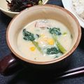 かまぼこ。's cooksnap of when they made 簡単♥♡ほうれん草シチュースープ.
