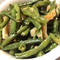 BlueRose♪'s cooksnap of when they made ＊十六ささげとちくわのきんぴら＊.