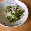 」りふ's cooksnap of when they made 水菜とちくわの塩ドレッシングサラダ☆.