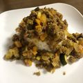 まるまるまるも's cooksnap of when they made カレー粉で夏野菜たっぷり！キーマカレー.